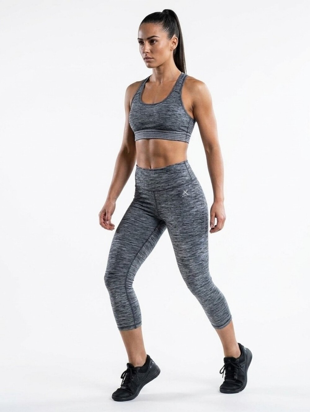 RBX grey athletic crop leggings size small (no tag)